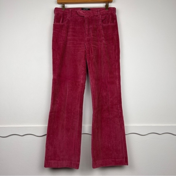Isabel Marant Corduroy Reo Flared Y2K Salmon Pants - Picture 4 of 10